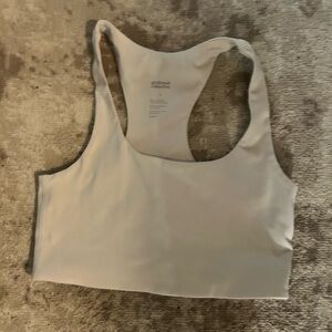 Girlfriend Collective White Racerback Tank